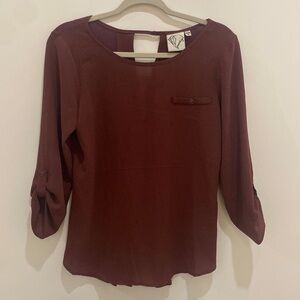 Cute burgundy blouse